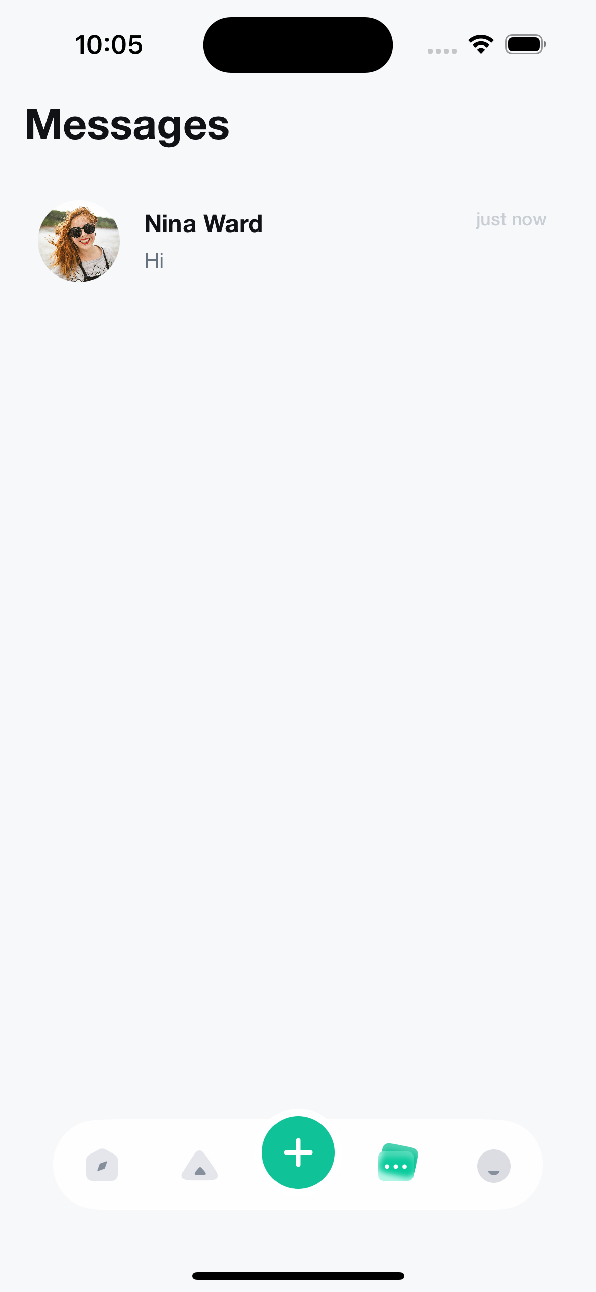 A woman with long wavy hair